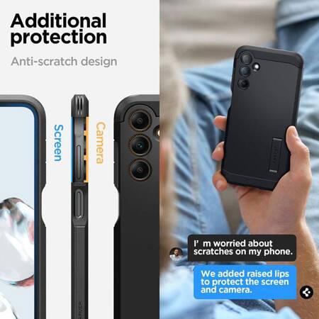 Spigen Tough Armor - Etui do Samsung Galaxy A15 4G/5G (Czarny)