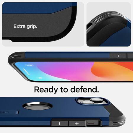 Spigen Tough Armor Mag MagSafe - Etui do iPhone 15 (Navy Blue)