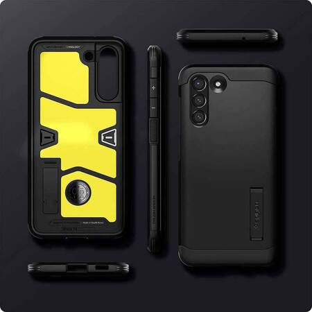 Spigen Tough Armor Samsung G990 S21 FE czarny/black ACS03059