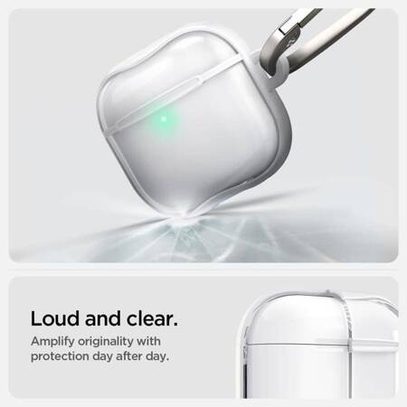 Spigen Ultra Hybrid - Etui do Apple AirPods 4 (Jet White)