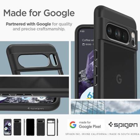 Spigen Ultra Hybrid - Etui do Google Pixel 8 Pro (Czarny)