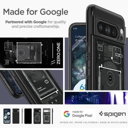 Spigen Ultra Hybrid - Etui do Google Pixel 8 Pro (Zero One)