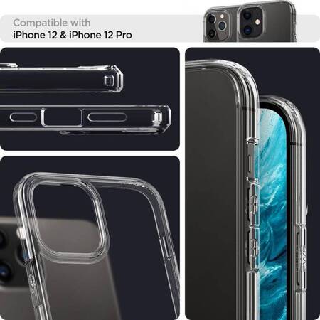 Spigen Ultra Hybrid - Etui do iPhone 12 / iPhone 12 Pro (Przezroczysty)