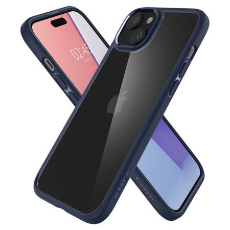 Spigen Ultra Hybrid - Etui do iPhone 15 (Granatowy)