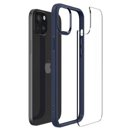 Spigen Ultra Hybrid - Etui do iPhone 15 (Granatowy)