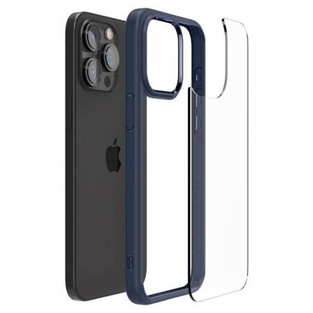 Spigen Ultra Hybrid - Etui do iPhone 15 Pro (Granatowy)