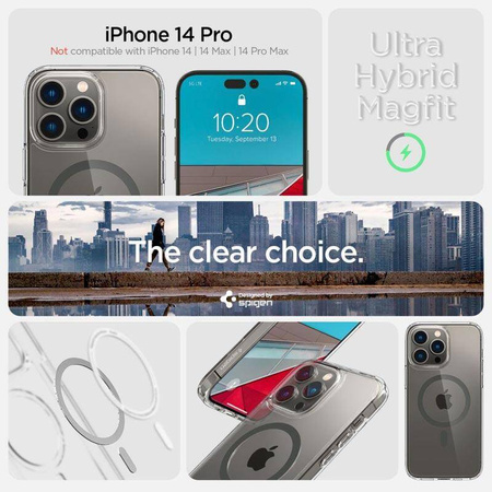 Spigen Ultra Hybrid MAG iPhone 14 Pro Magsafe grafitowy/graphite ACS04970