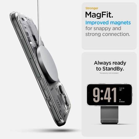 Spigen Ultra Hybrid Mag MagSafe - Etui do iPhone 16 Pro (Neo One)