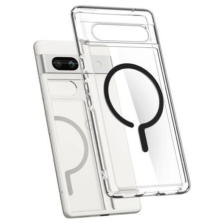 Spigen Ultra Hybrid OneTap Ring MagSafe - Etui do Google Pixel 7A (Czarny)