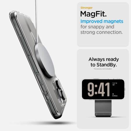 Spigen Ultra Hybrid T Mag MagSafe - Etui do iPhone 16 Pro (Biały)