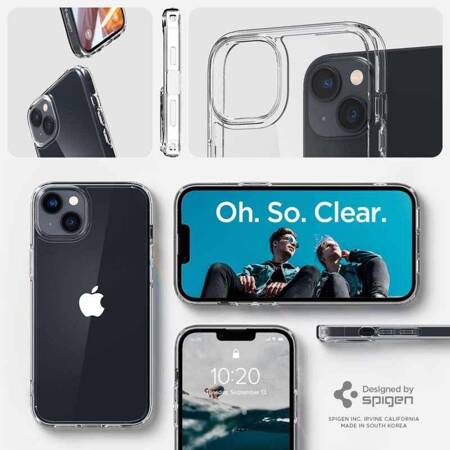 Spigen Ultra Hybrid iPhone 14 przezroczysty/crystal clear ACS05040