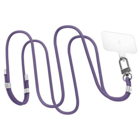 Spigen Universal Strap Set Crossbody & Wrist - Pasek do telefonu na ramię + na nadgarstek (Deep Purple)