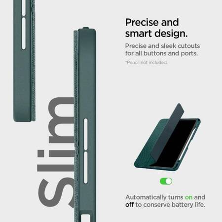 Spigen Urban Fit - Etui do iPad Pro 11" (M4, 2024) (Midnight Green)