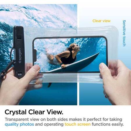 Spigen Waterproof Case A610 Universal Przezroczysty/Crystal Clear AMP04530