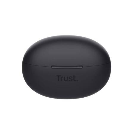 Trust Yavi - Bezprzewodowe słuchawki dokanałowe Bluetooth TWS z etui ładującym & ENC (Czarny)