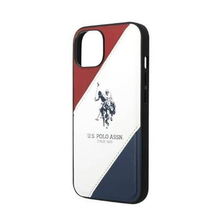 US Polo USHCP14MPSO3 iPhone 14 Plus 6,7" biały/white Tricolor Embossed