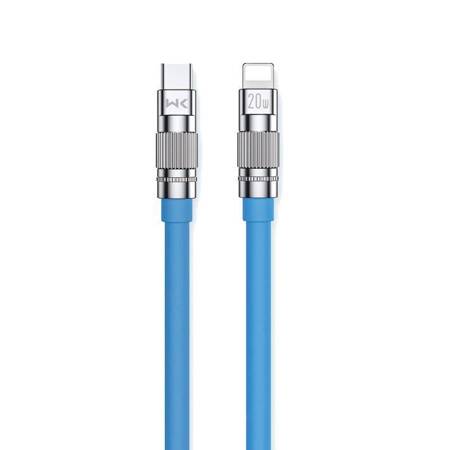 WEKOME WDC-187 Wingle Series - Kabel połączeniowy USB-C do Lightning Fast Charging PD 20W 1.2 m (Niebieski)