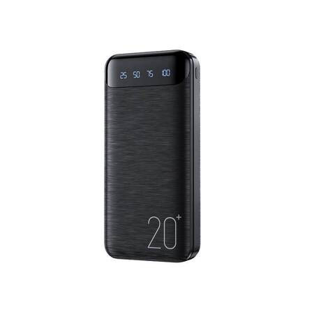 WEKOME WP-163 - Power bank 20000 mAh Super Charging 2xUSB-A LED (Czarny)