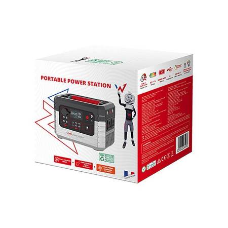 Wonder Wx1200 Power Station - Przenośna stacja zasilania 600W 168000 mAh (Czarny)