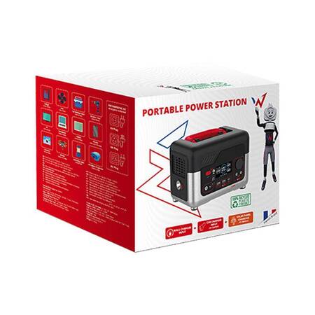 Wonder Wx600 Power Station - Przenośna stacja zasilania 300W 72800 mAh (Czarny)