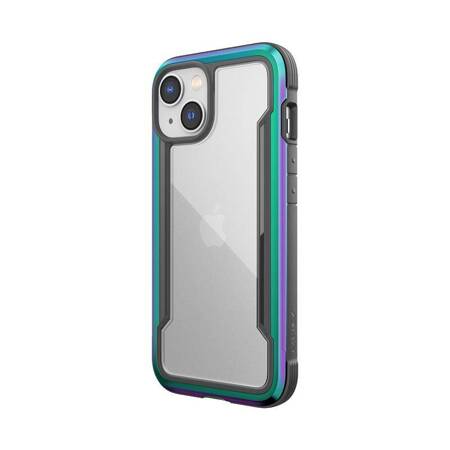 X-Doria Raptic Shield - Etui aluminiowe iPhone 14 (Drop-Tested 3m) (Iridescent)