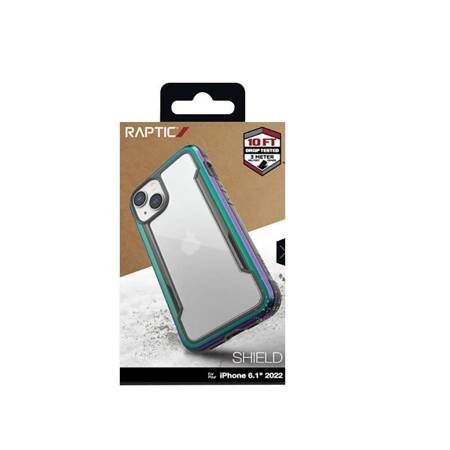 X-Doria Raptic Shield - Etui aluminiowe iPhone 14 (Drop-Tested 3m) (Iridescent)