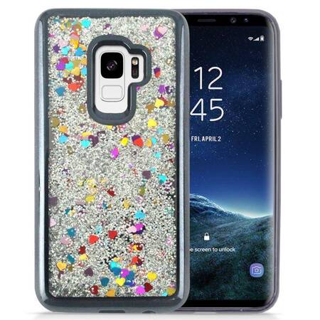 Zizo Liquid Glitter Star Case - Etui Samsung Galaxy S9 (Black)