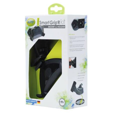 iGrip Universal Smart Grip´R Kit - Uniwersalny uchwyt samochodowy do smartfonów o szer. 50 - 75 mm / wys. 103 - 127 mm